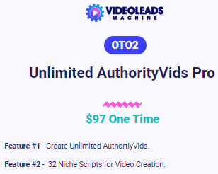 VideoLeads Machine - OTO2