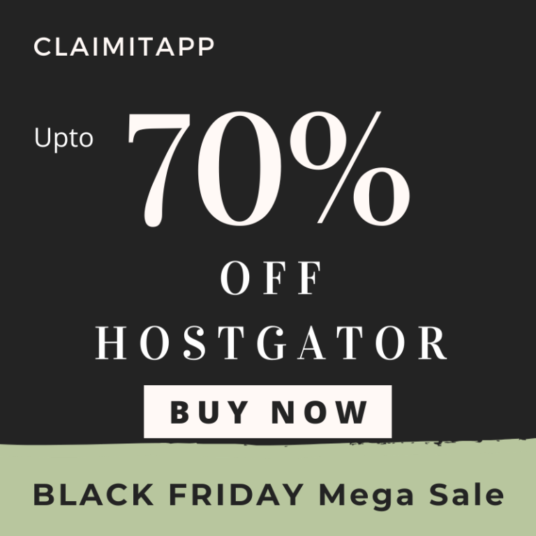 HostGator Black Friday Sale 2021