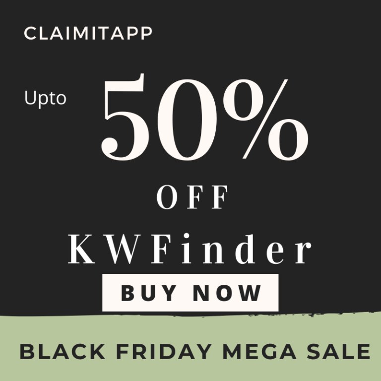 KWFinder Black friday Sale