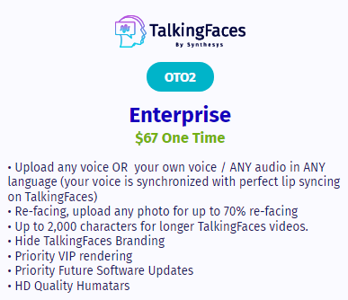 TalkingFaces Review OTO 2