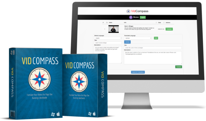 Sketch Genius Review Bonus 5 - VidCompass App Commercial